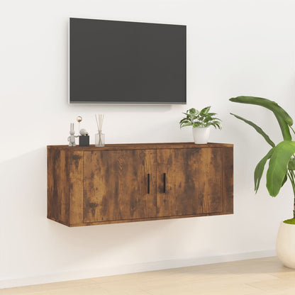 TV-Wandschrank Räuchereiche 100x34,5x40 cm