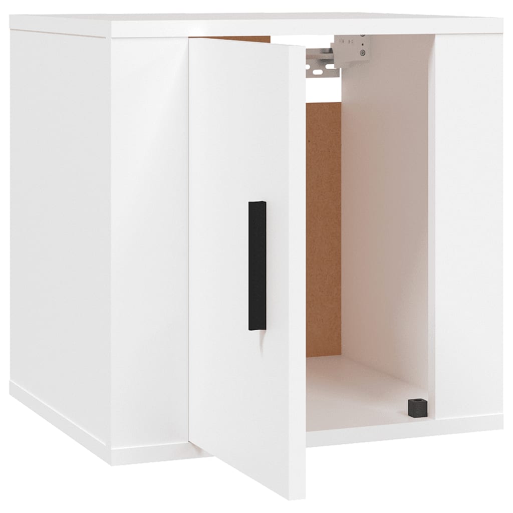 Armoires murales TV 2 pcs. Blanc 40x34,5x40 cm