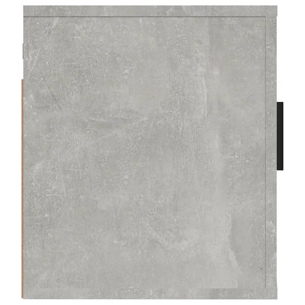 Armoires murales TV 2 pcs. gris béton 40x34,5x40 cm