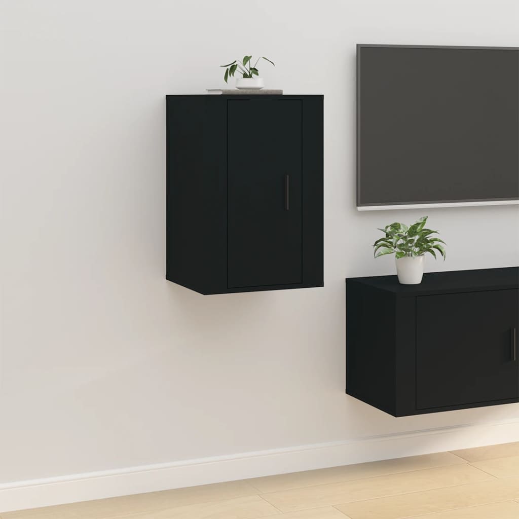 TV-Wandschrank Schwarz 40x34,5x60 cm