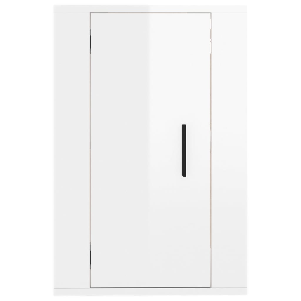 TV-Wandschrank Hochglanz-Weiß 40x34,5x60 cm