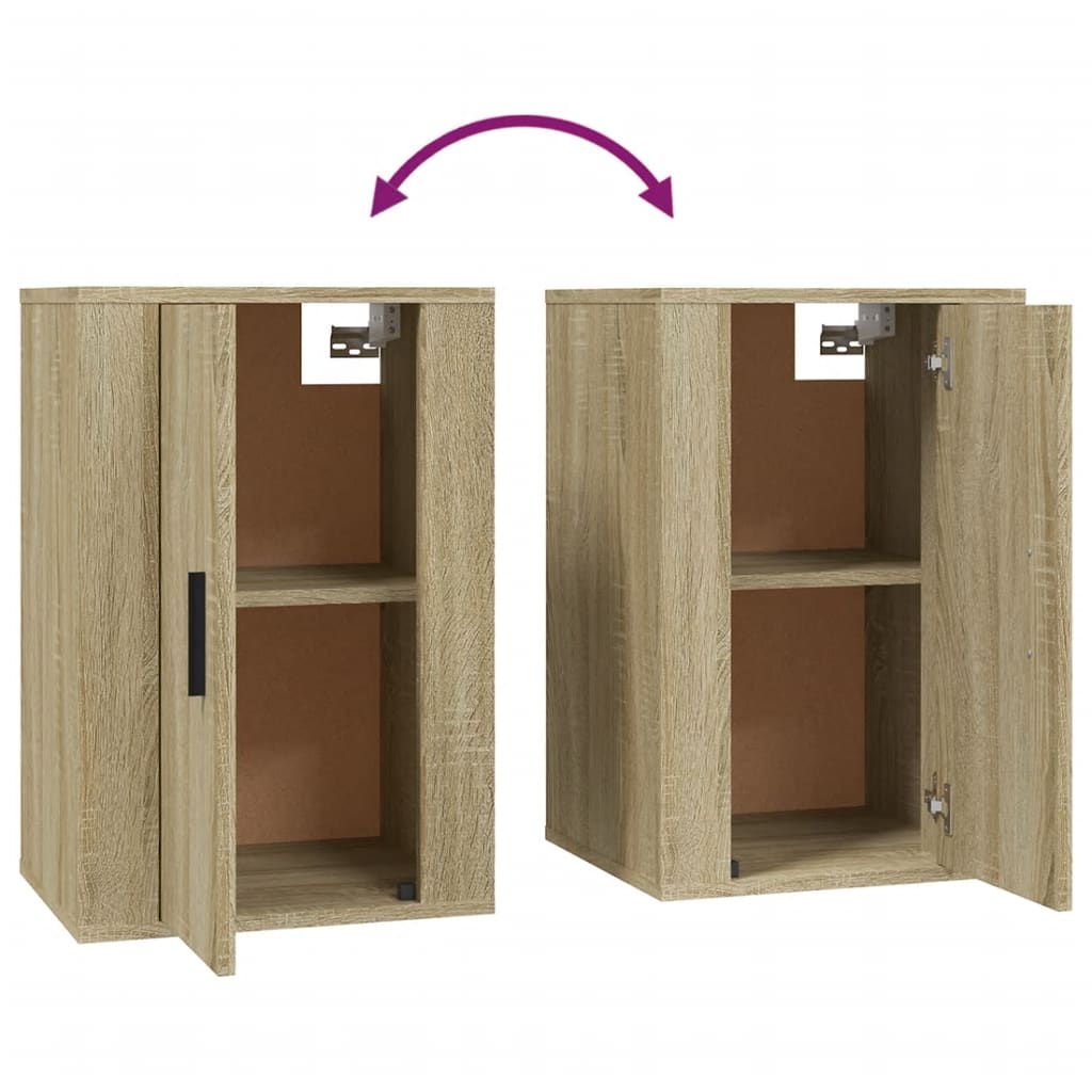 Meubles muraux TV 2 pcs. Chêne Sonoma 40x34,5x60 cm