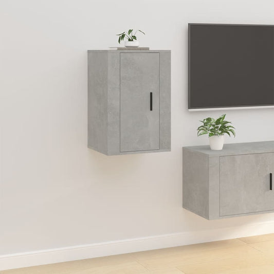 TV-Wandschrank Betongrau 40x34,5x60 cm