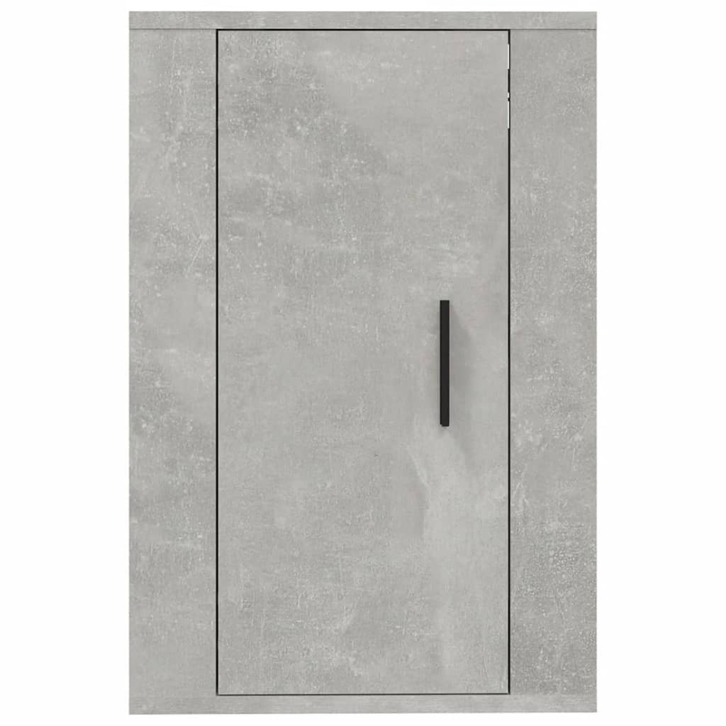 Armoires murales TV 2 pcs. gris béton 40x34,5x60 cm