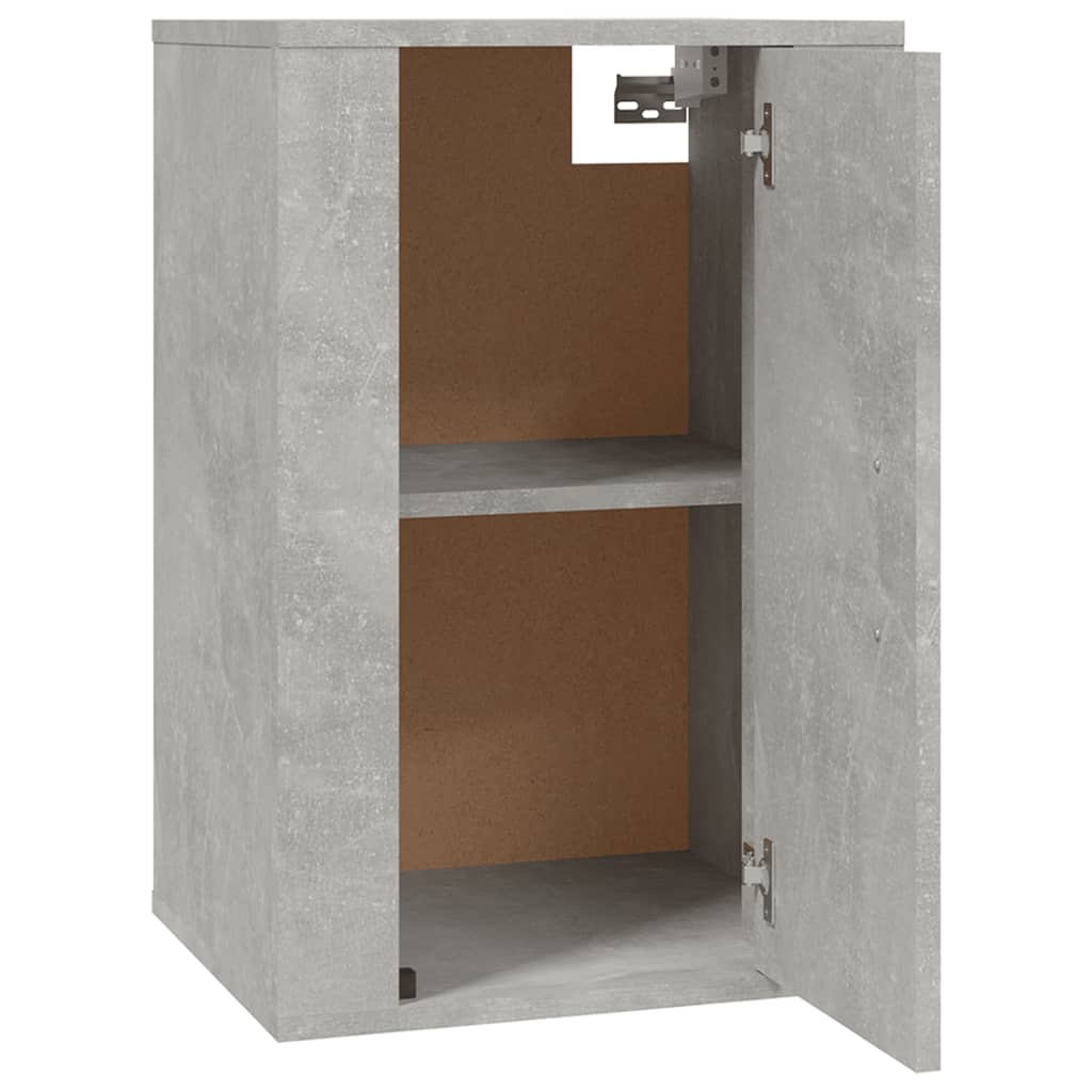 Armoires murales TV 2 pcs. gris béton 40x34,5x60 cm