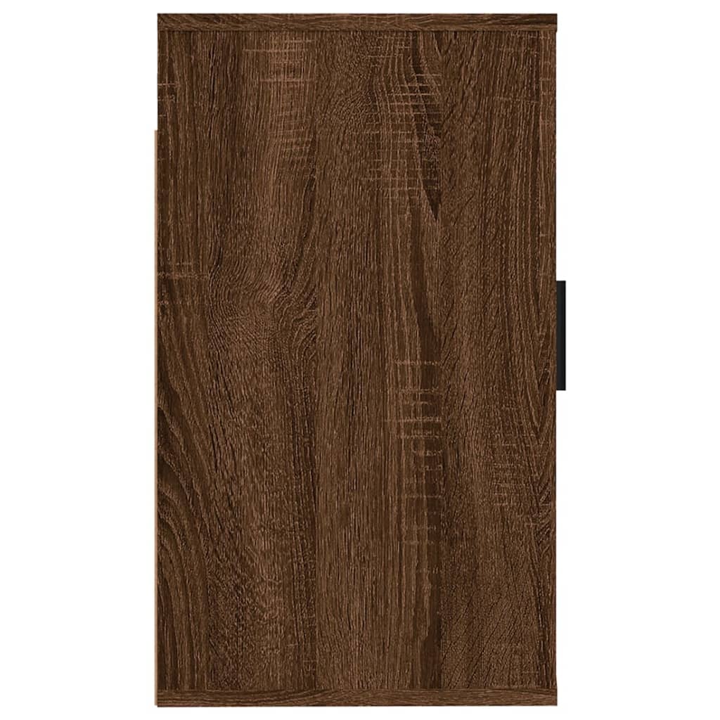 Meubles muraux TV 2 pièces aspect chêne marron 40x34,5x60 cm