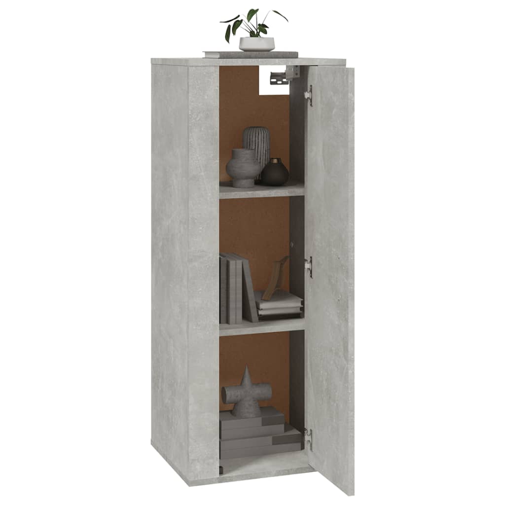 TV wall cabinet concrete grey 40x34.5x100 cm