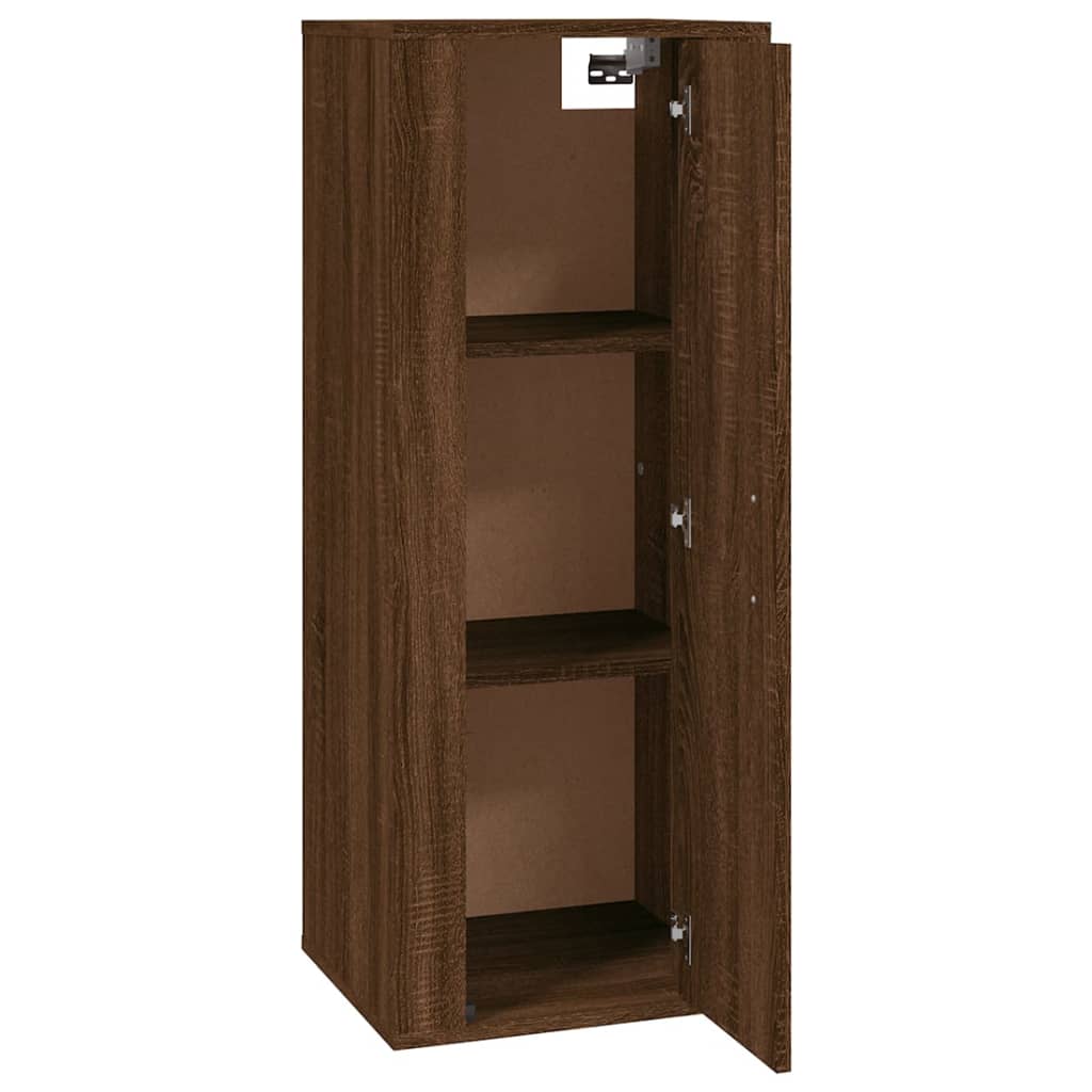 TV-Wandschrank Braun Eichen-Optik 40x34,5x100 cm