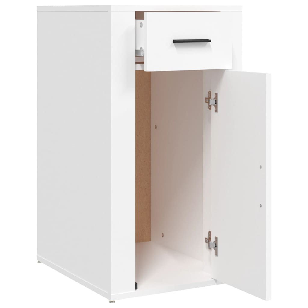 Büroschrank Weiß 40x49x75 cm Holzwerkstoff