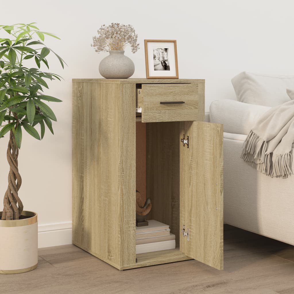 Büroschrank Sonoma-Eiche 40x49x75 cm Holzwerkstoff