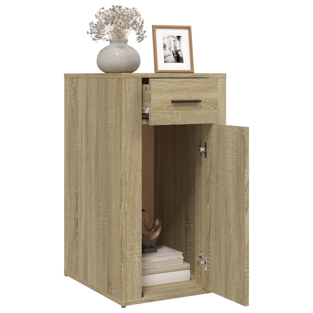 Büroschrank Sonoma-Eiche 40x49x75 cm Holzwerkstoff