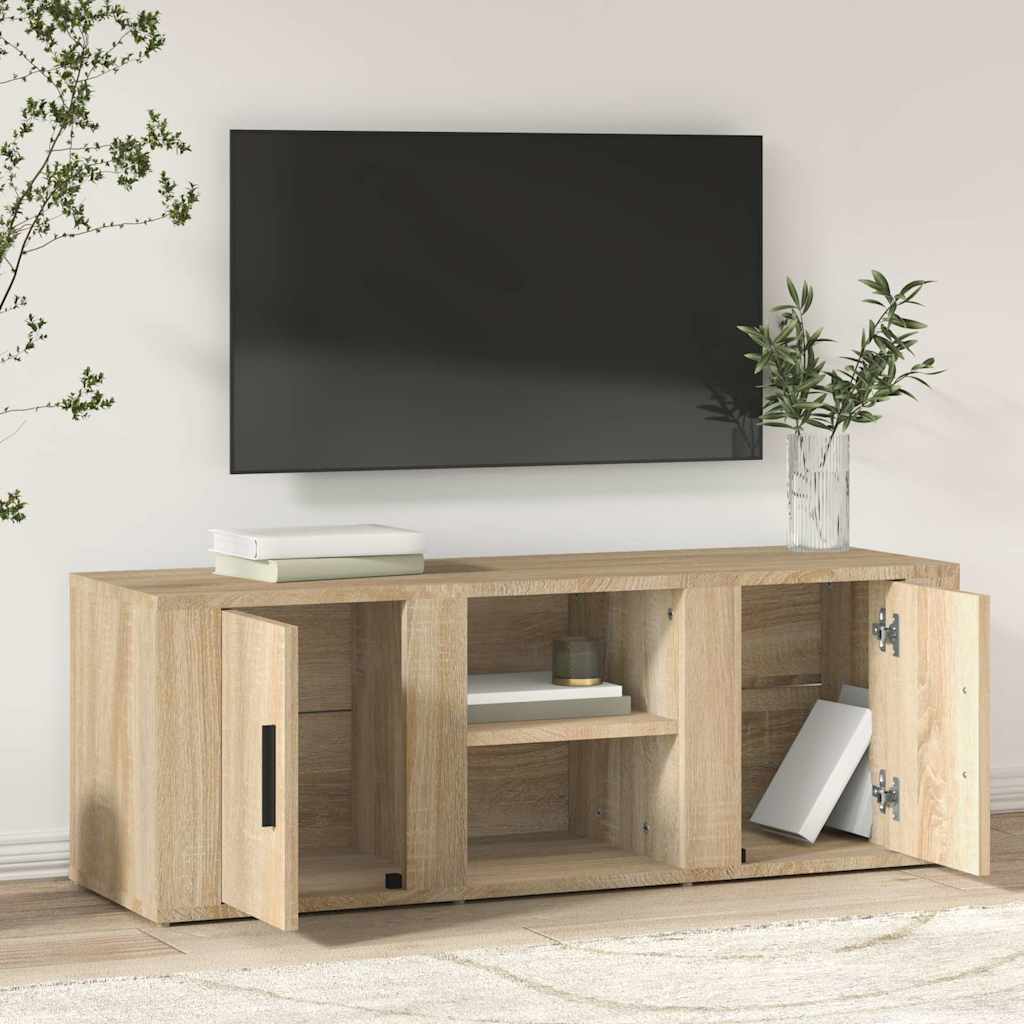 TV-Schrank Sonoma-Eiche 100x31,5x35 cm Holzwerkstoff