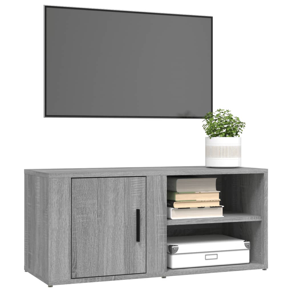 Meubles TV 2 pcs. Gris Sonoma 80x31,5x36 cm matériau bois