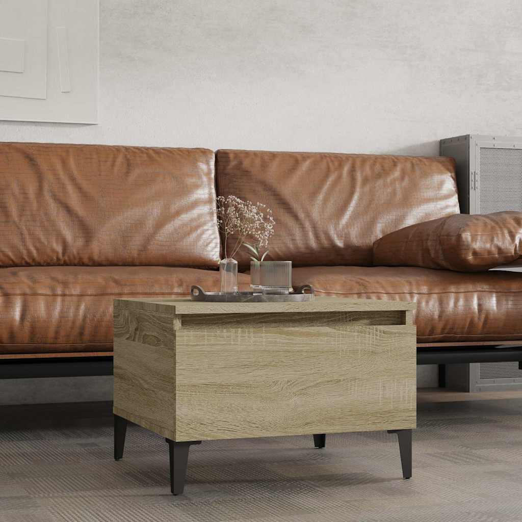 Beistelltisch Sonoma-Eiche 50x46x35 cm Holzwerkstoff