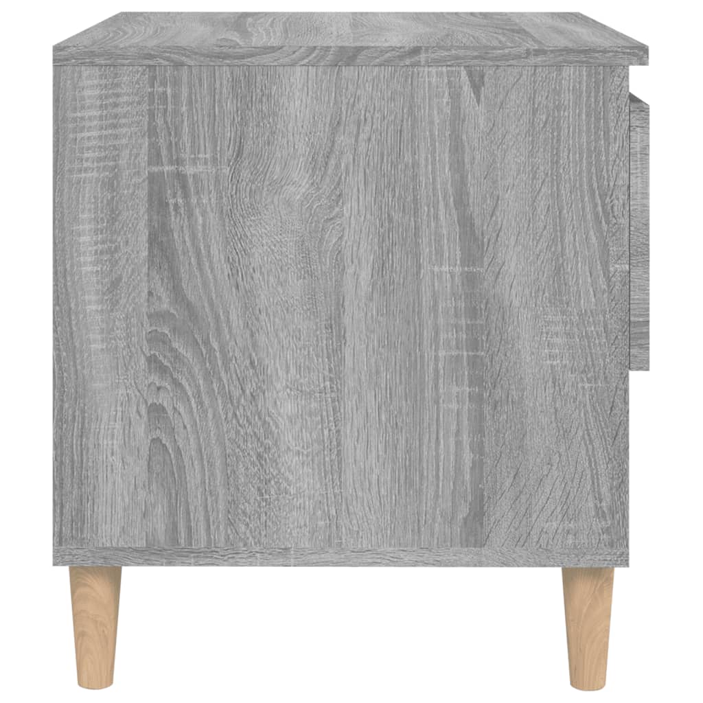 Table de chevet grise Sonoma 50x46x50 cm en bois