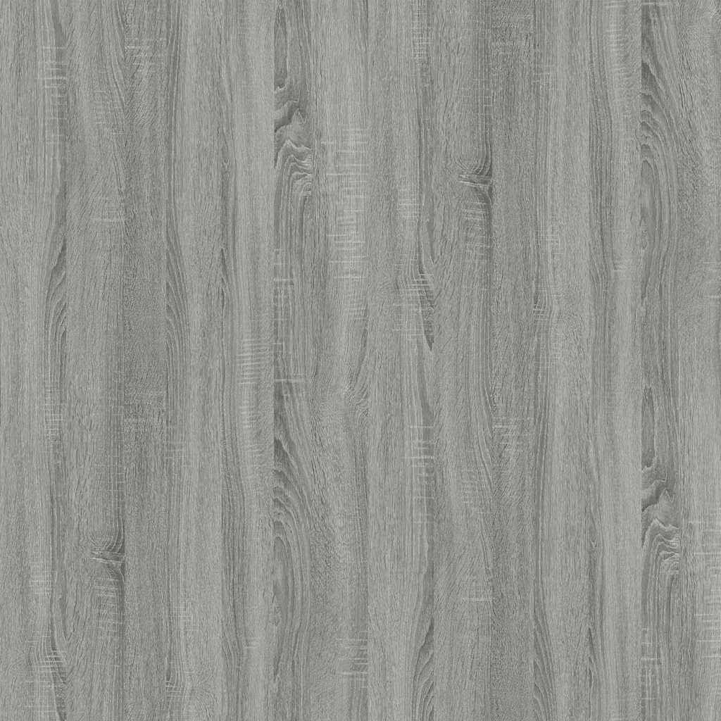 Nachttische 2 Stk. Grau Sonoma 50x46x50 cm Holzwerkstoff