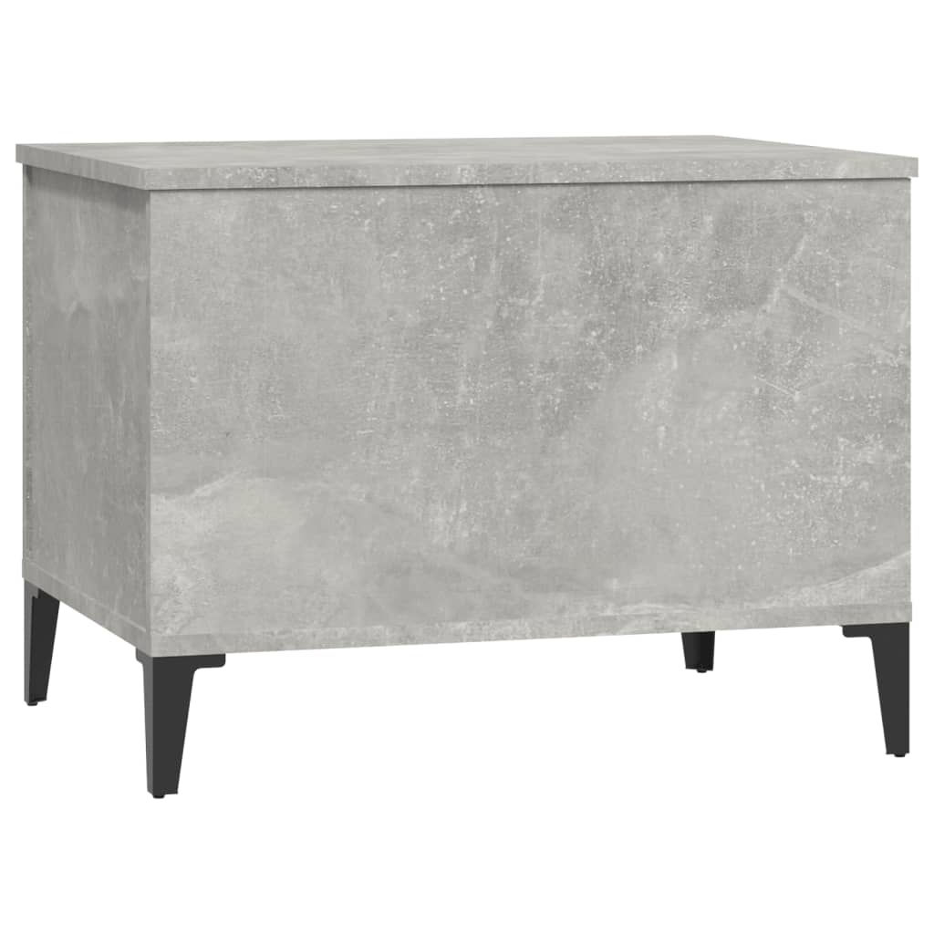 Table basse gris béton 60x44,5x45 cm en bois