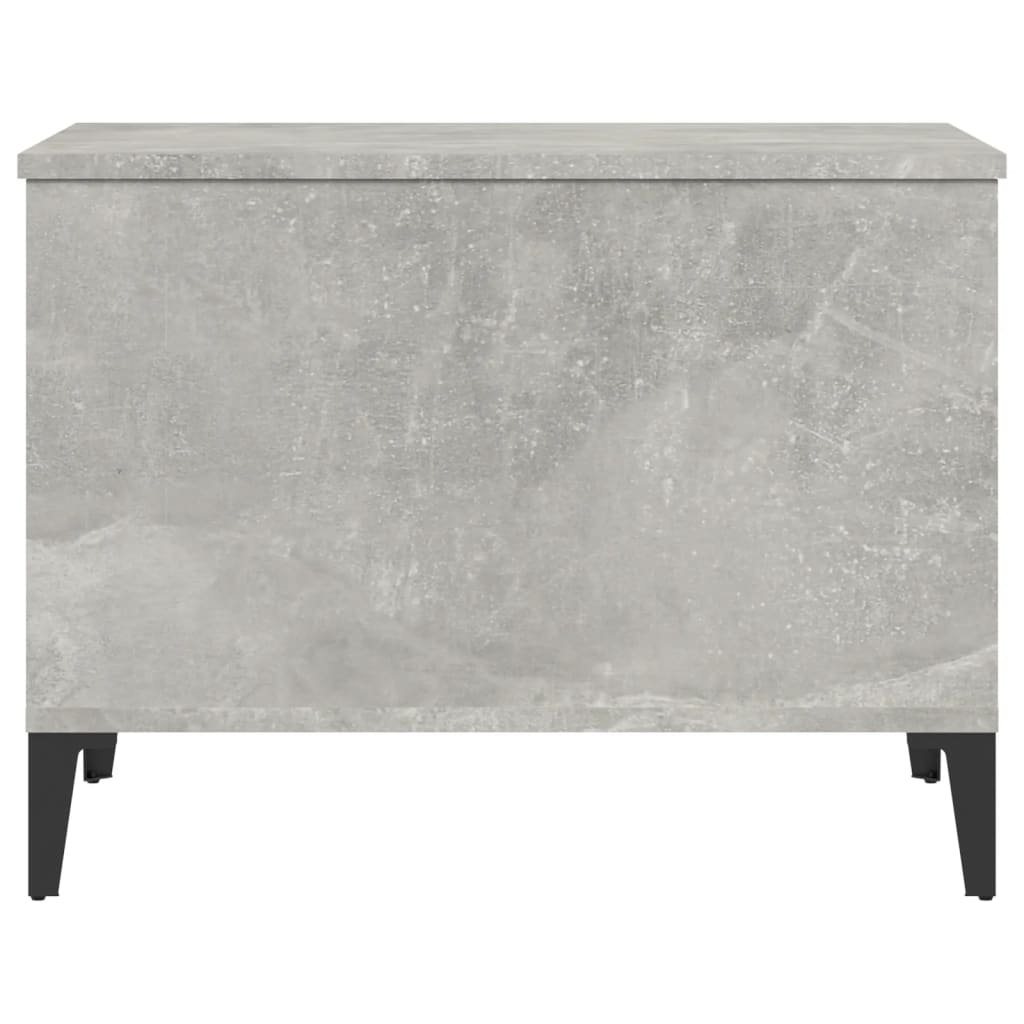 Table basse gris béton 60x44,5x45 cm en bois