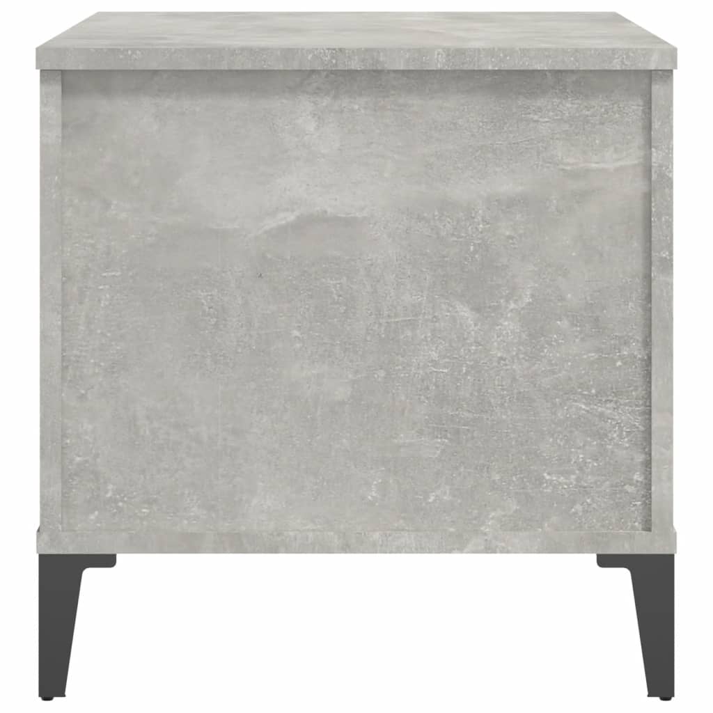 Table basse gris béton 60x44,5x45 cm en bois