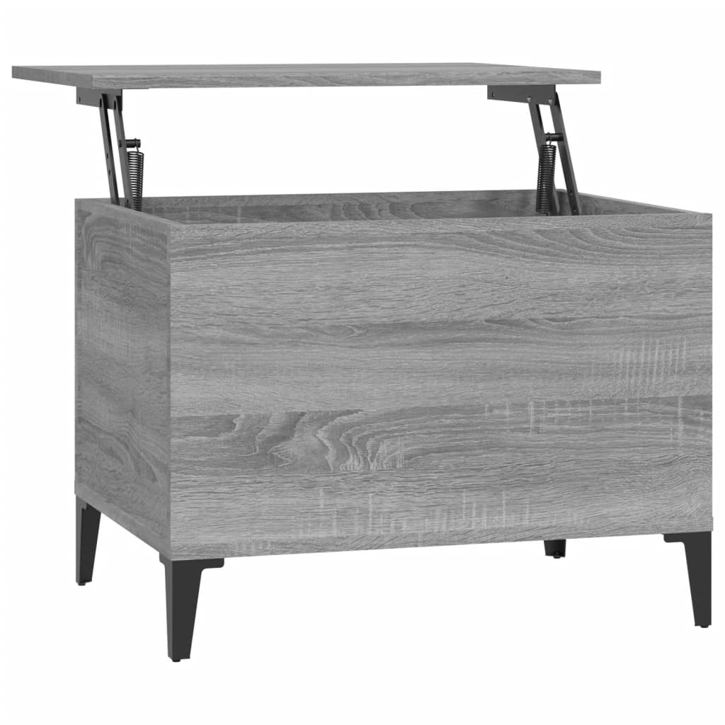 Table basse Sonoma grise 60x44,5x45 cm en bois