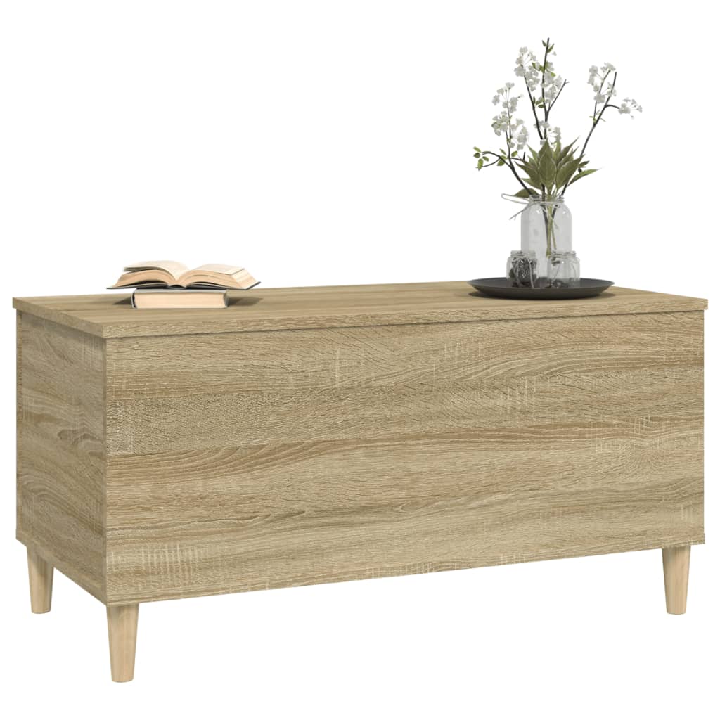 Table basse chêne Sonoma 90x44,5x45 cm en bois