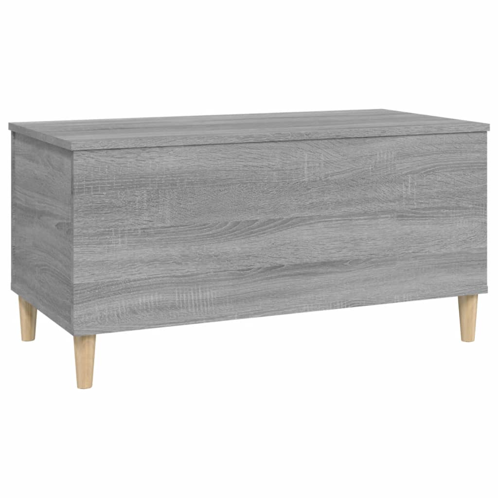 Table basse Sonoma grise 90x44,5x45 cm en bois