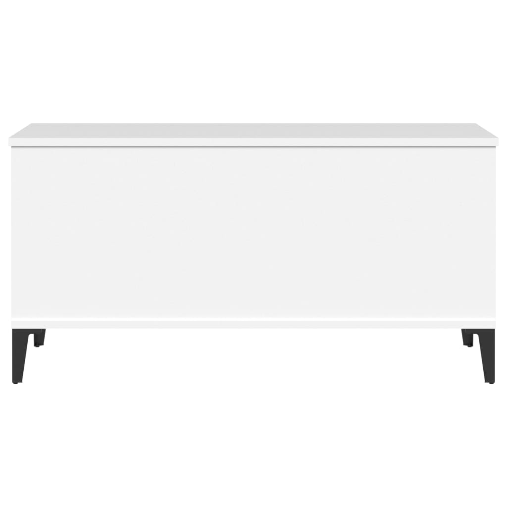Coffee Table White 90x44.5x45 cm Wood Material