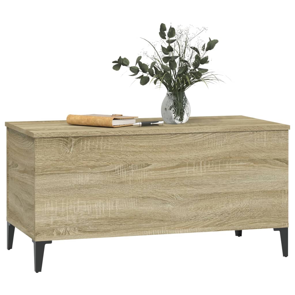 Table basse chêne Sonoma 90x44,5x45 cm en bois