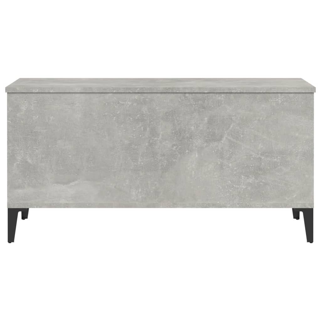 Table basse gris béton 90x44,5x45 cm en bois