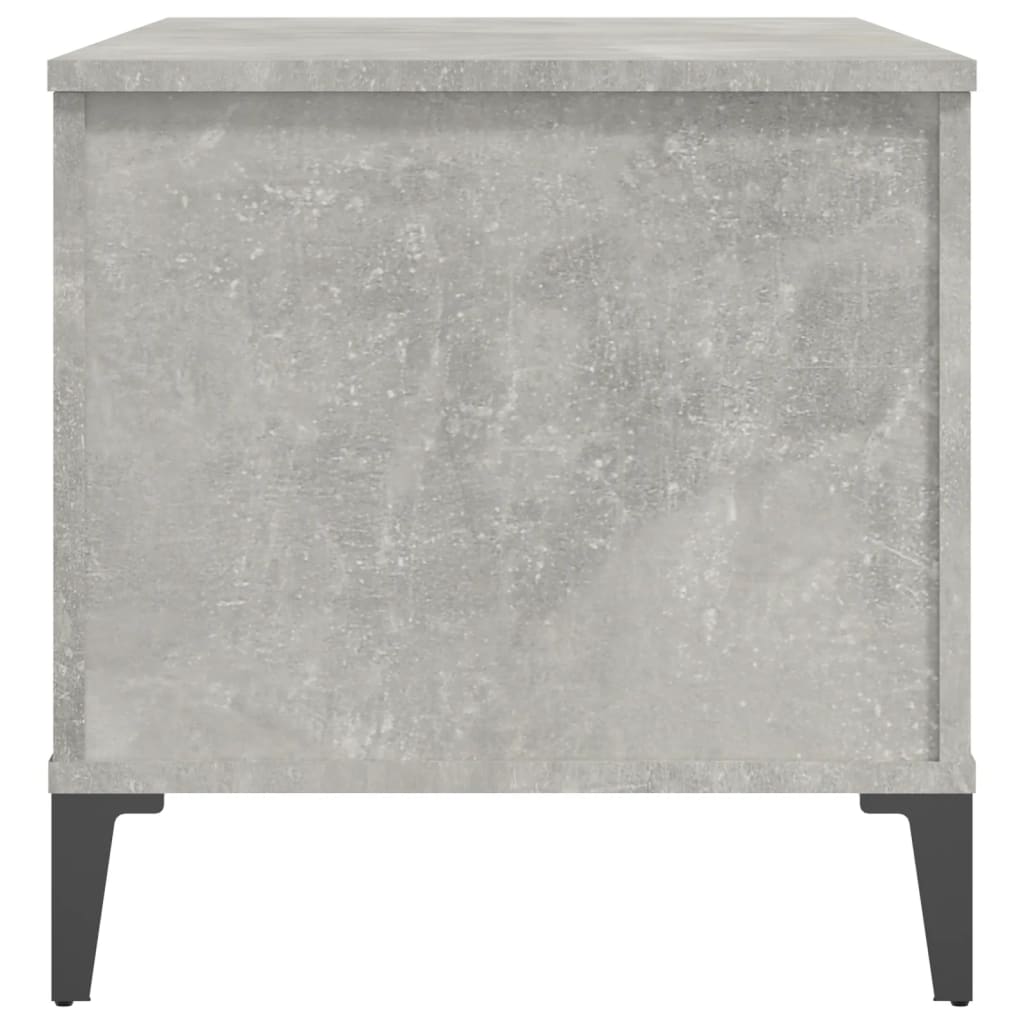 Table basse gris béton 90x44,5x45 cm en bois