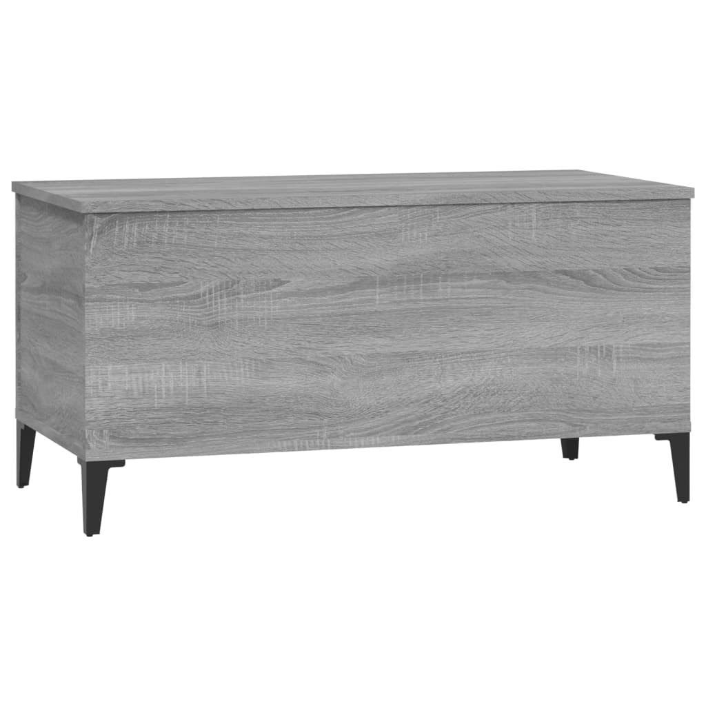 Table basse Sonoma grise 90x44,5x45 cm en bois