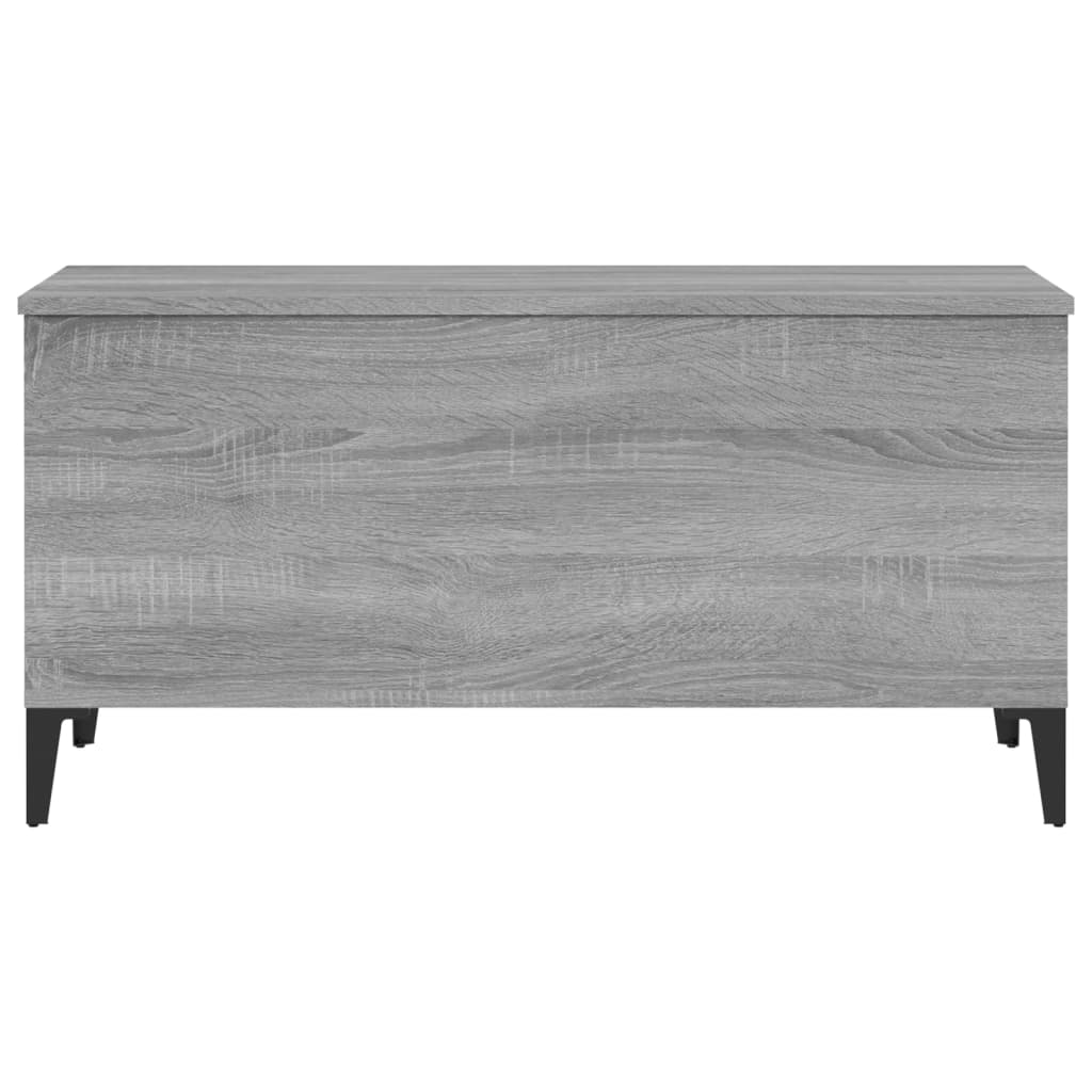 Table basse Sonoma grise 90x44,5x45 cm en bois