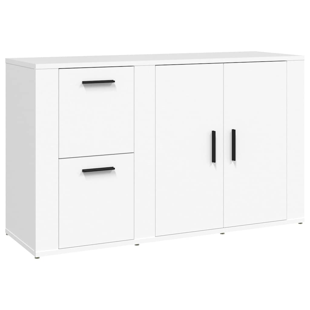 Sideboard Weiß 100x33x59,5 cm Holzwerkstoff