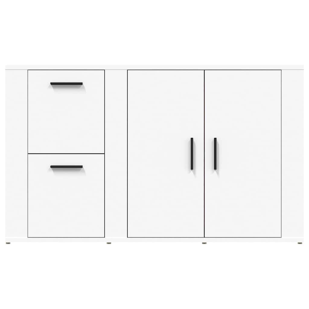 Sideboard Weiß 100x33x59,5 cm Holzwerkstoff