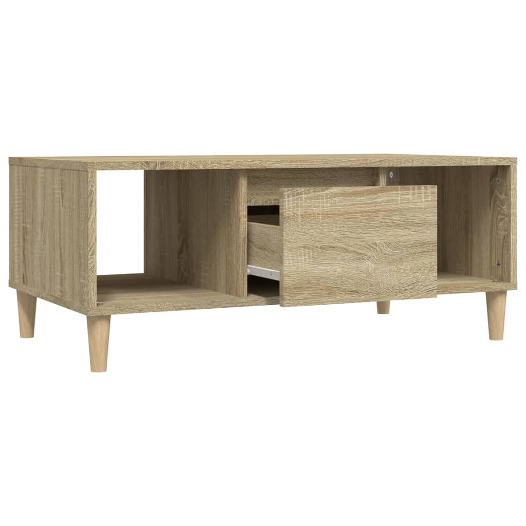 Table basse chêne Sonoma 90x50x36,5 cm en bois