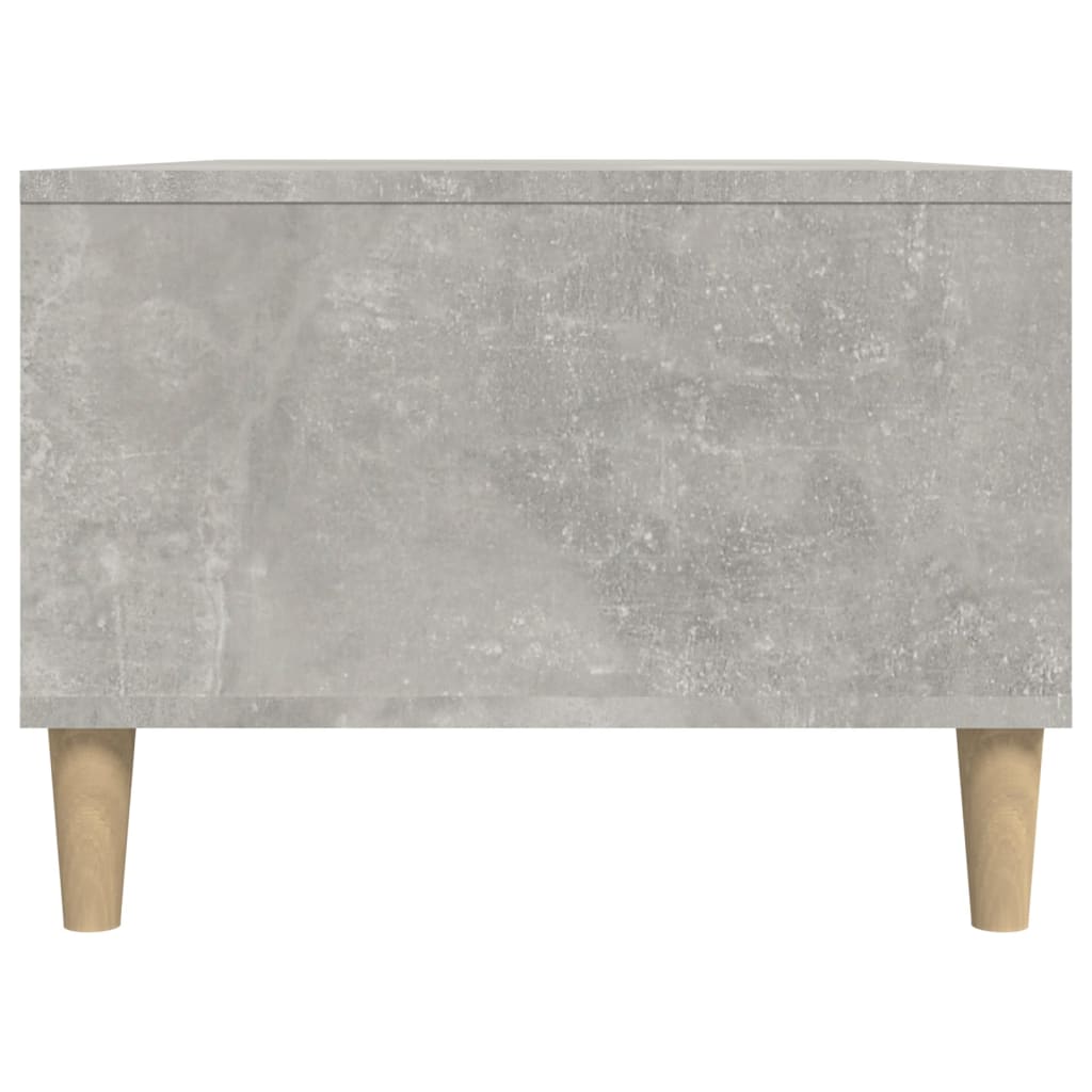 Table basse gris béton 90x50x36,5 cm en bois