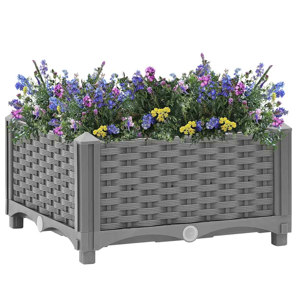 Jardinière surélevée 40x40x23 cm en polypropylène