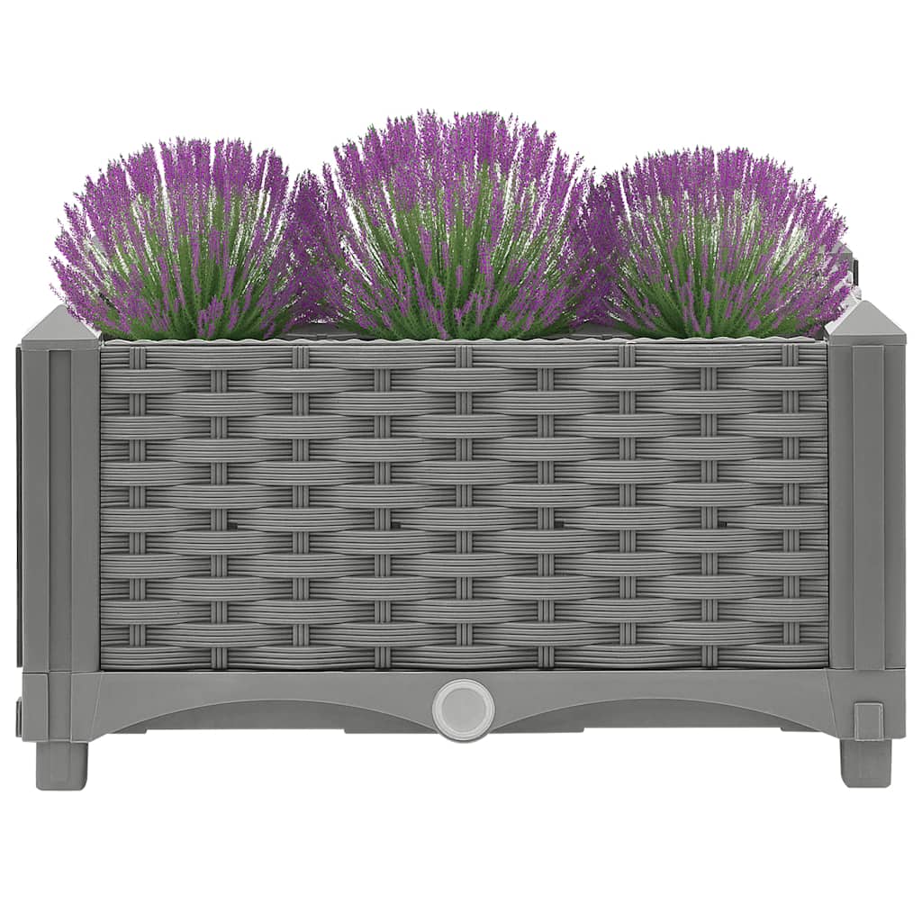 Jardinière surélevée 40x40x23 cm en polypropylène