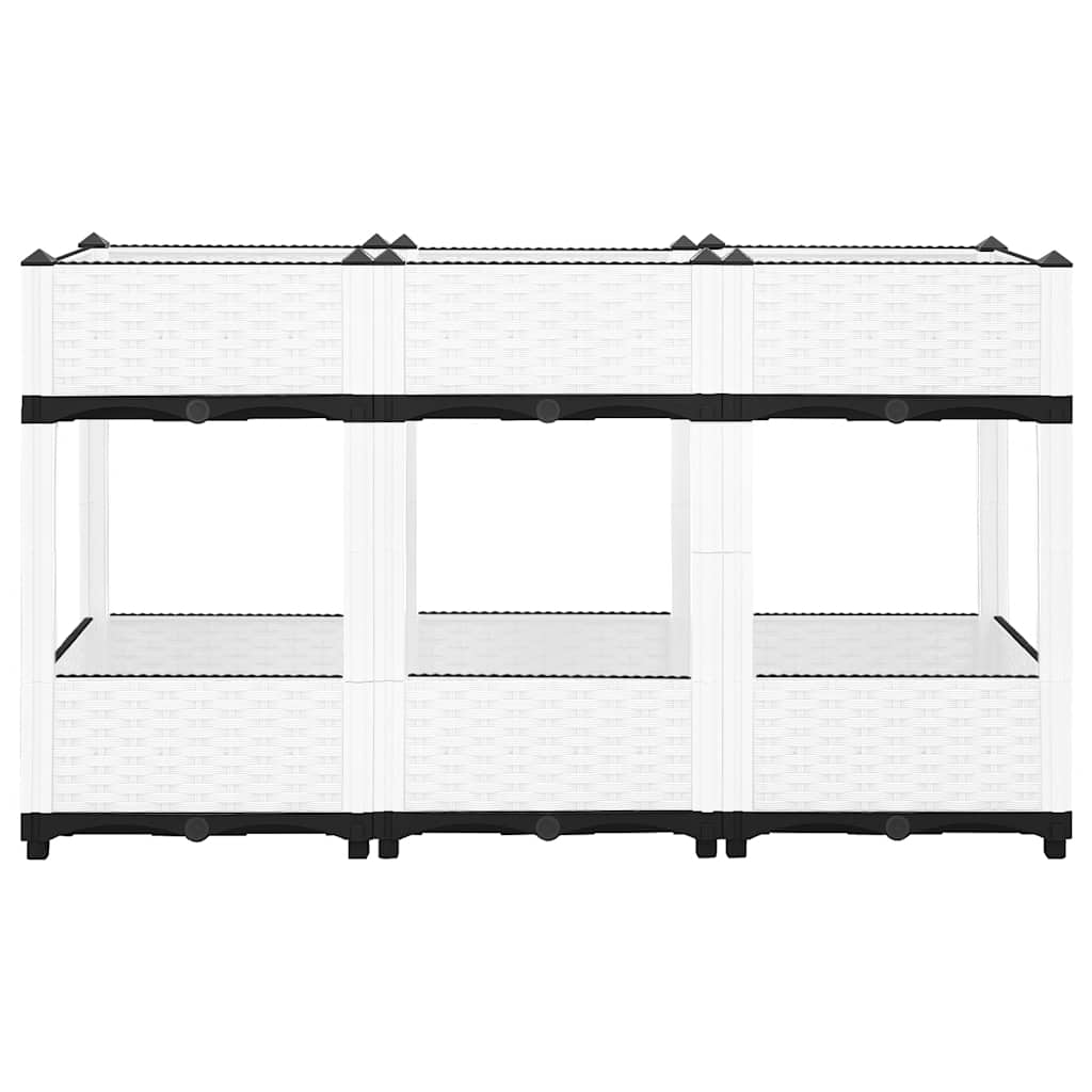 Hochbeet 120x40x71 cm Polypropylen