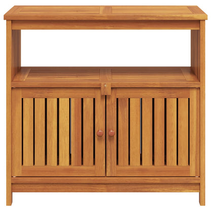 Garten-Konsolentisch 80x35x75 cm Massivholz Akazie