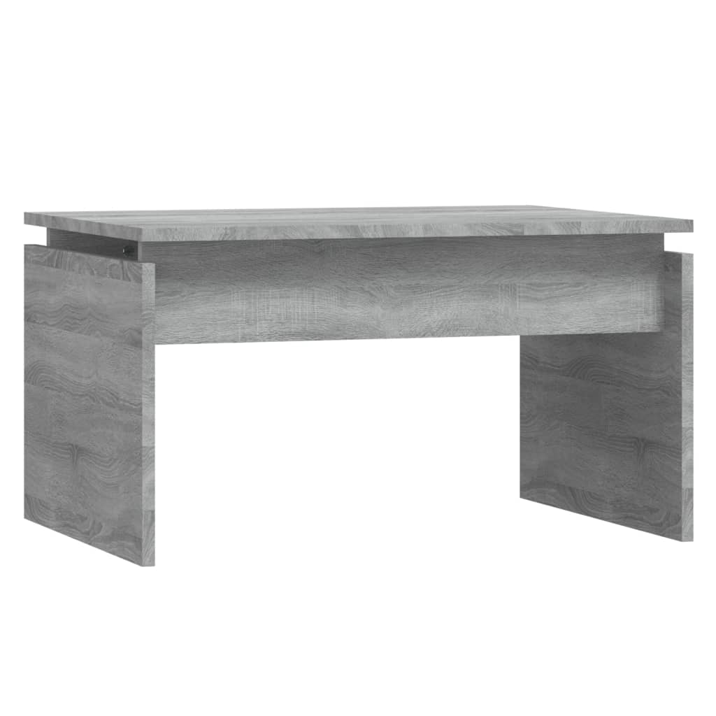 Table basse grise Sonoma 68x50x38 cm en bois