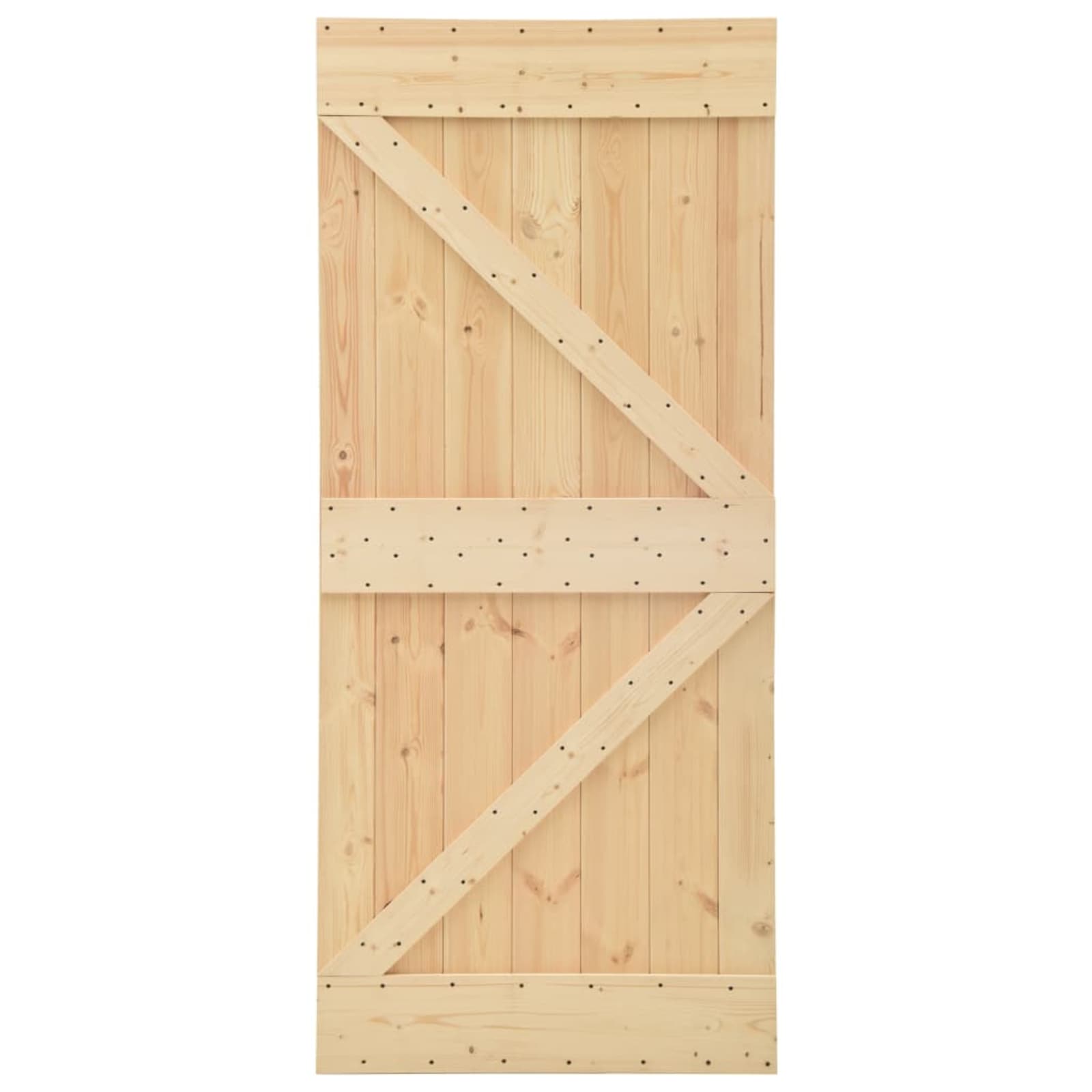 Tür NARVIK Natur 80 x 210 cm Massivkiefer