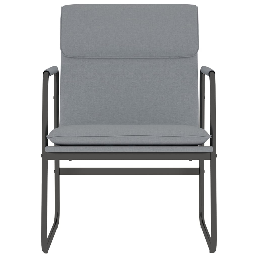 Loungesessel Hellgrau 55x64x80 cm Stoff