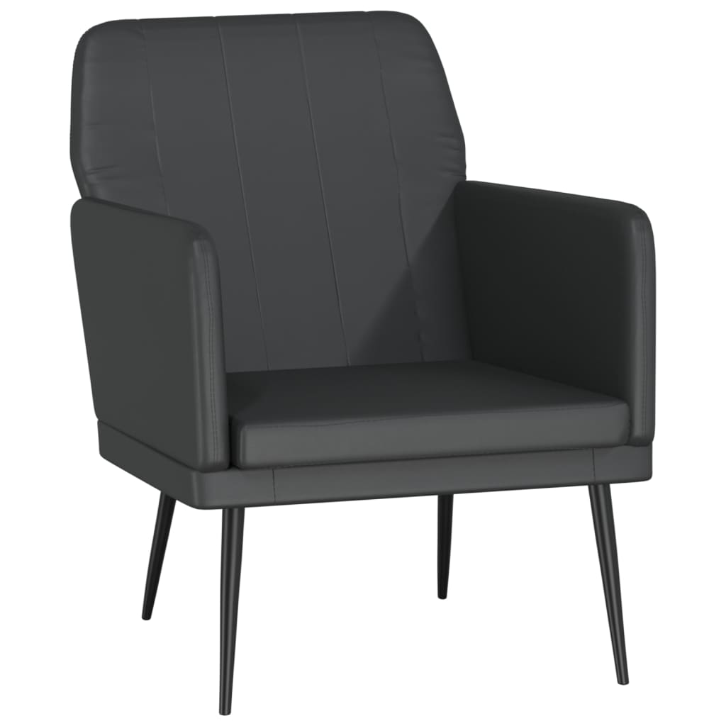 Sessel Schwarz 61x78x80 cm Kunstleder