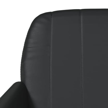 Sitzbank Schwarz 107x80x81 cm Kunstleder