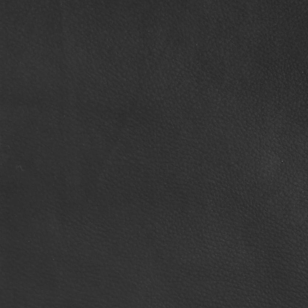Sitzbank Schwarz 107x80x81 cm Kunstleder
