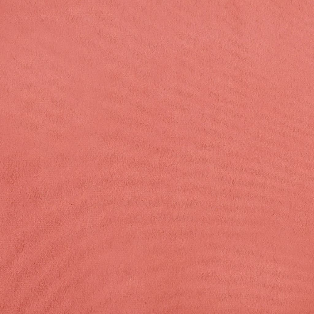 Fauteuil rose 63x76x80 cm velours