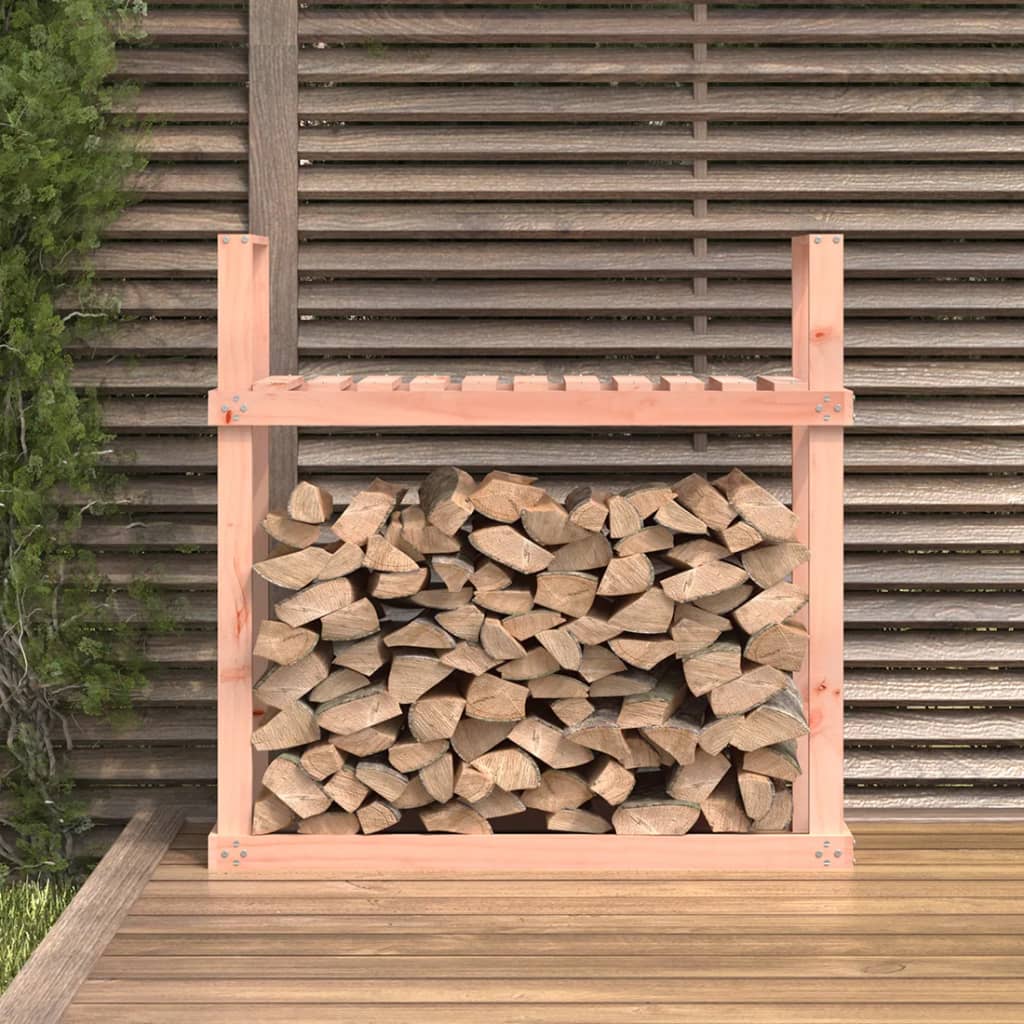 Etagère à bûches 110x35x108,5 cm bois de sapin de Douglas massif