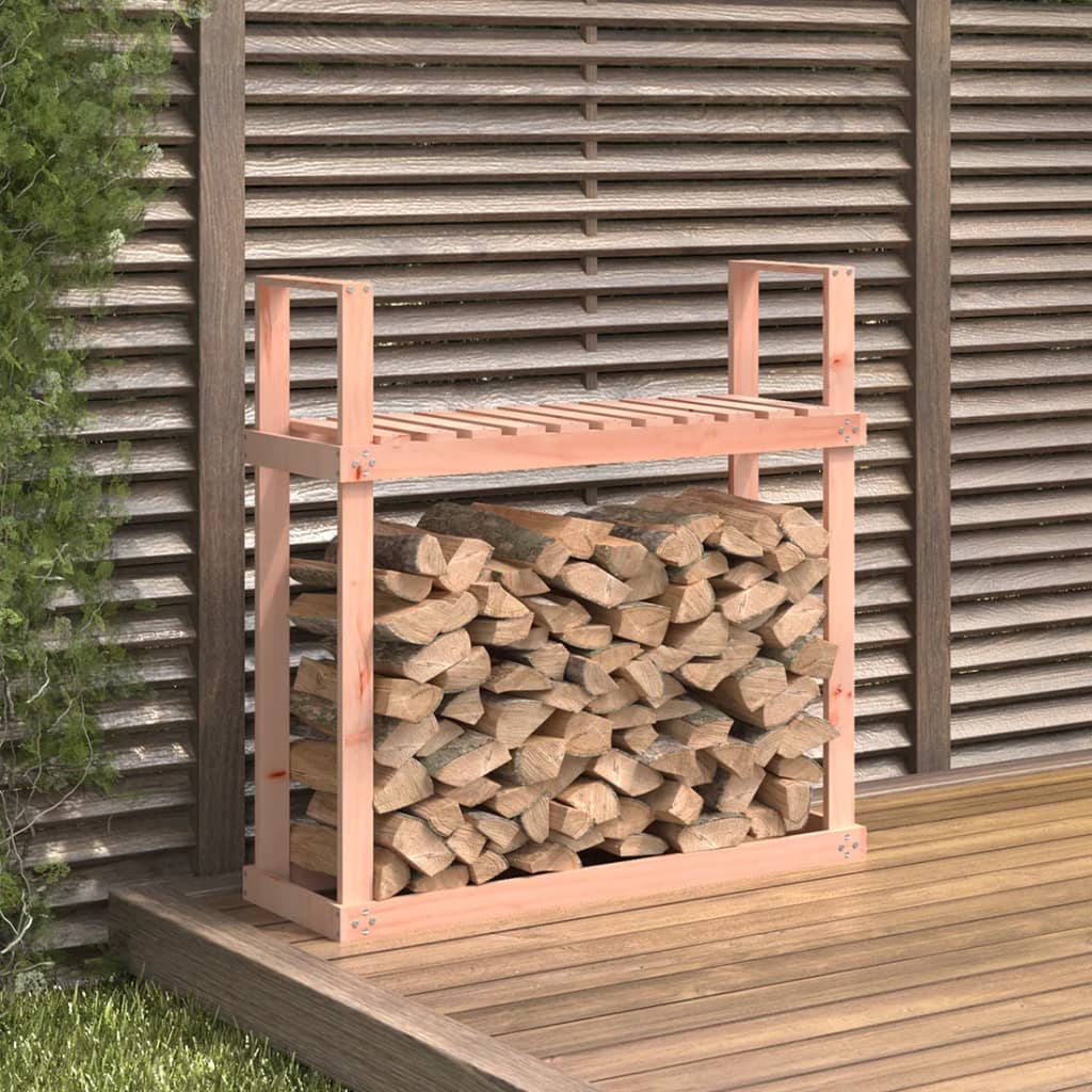 Etagère à bûches 110x35x108,5 cm bois de sapin de Douglas massif