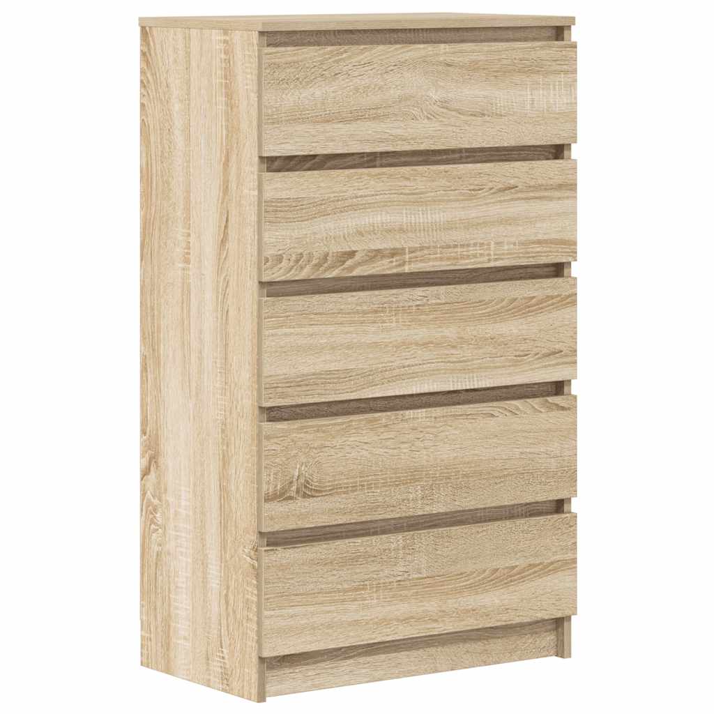 Schubladenschrank Sonoma-Eiche 60x36x103 cm Holzwerkstoff